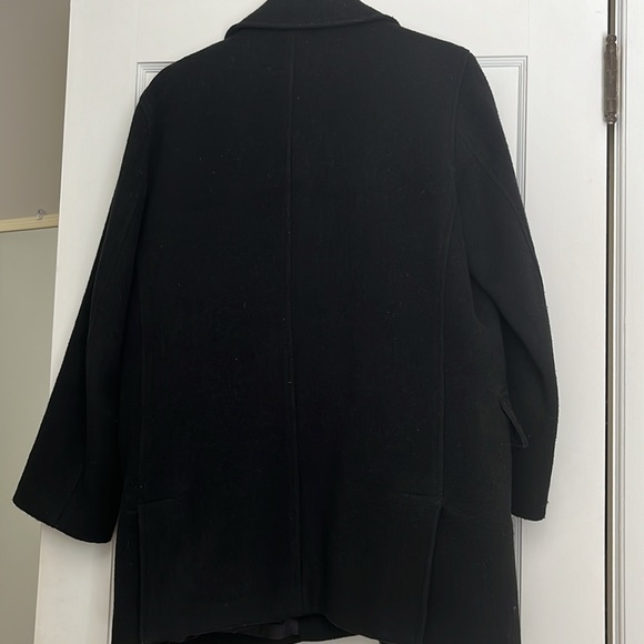 Vintage J. Crew women’s wool coat. Black. Size M. Great condition. - Picture 2 of 5